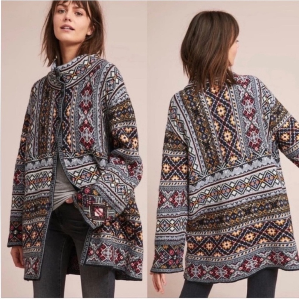 Anthropologie Aldo Martins Oslo Sweater Coat